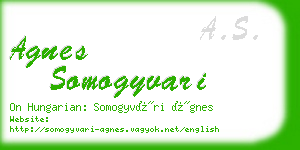 agnes somogyvari business card